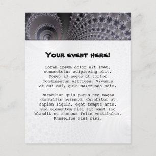 Endless Spirals - Fractal Art Flyer