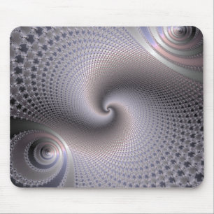Endless Spirals - Fractal Art Mouse Pad