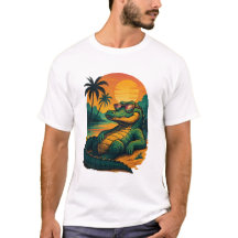 Endless Summer Crocodile - Retro