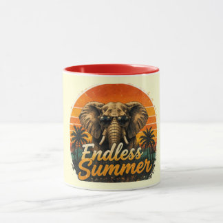 Endless Summer Elephant Mug