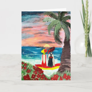 Endless summer greeting card