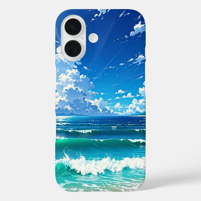 Endless Summer Ocean Horizon Case-Mate iPhone Case (Back)
