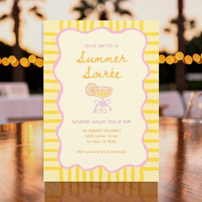 Endless Summer Soiree Party Invitation (Creator Uploaded)