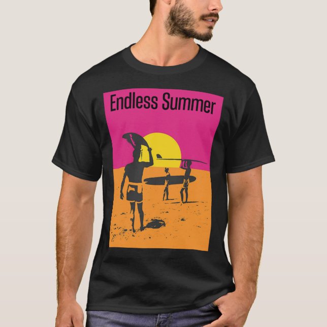 Endless Summer Sticker T-Shirt (Front)