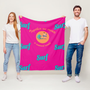 Endless Surf Fleece Blanket