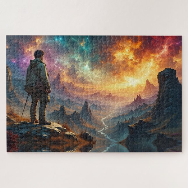 Endless View colourful landscape Jigsaw Puzzle (Horizontal)