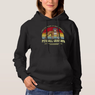 Endless Years Of Awesomeness Pitbull Dog Grandpa H Hoodie
