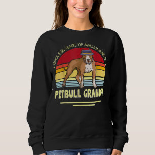 Endless Years Of Awesomeness Pitbull Dog Grandpa H Sweatshirt