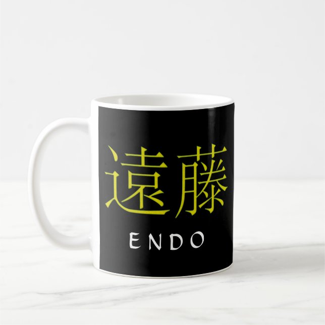 Endo Monogram Coffee Mug (Left)