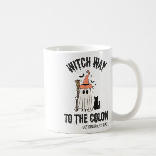 Endo Nurse Halloween Gastrointestinal Nurse Ghost Coffee Mug
