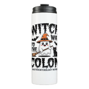 Endo Nurse Halloween Gastrointestinal Nurse Ghost  Thermal Tumbler
