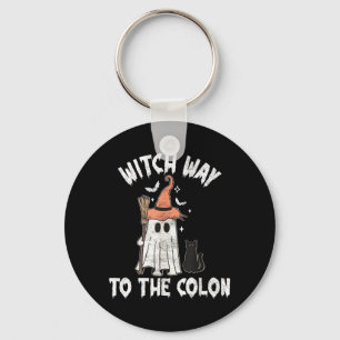 Endo Nurse Halloween Gastrointestinal Nurse Spooky Key Ring