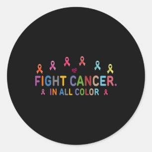 Endometrial Cancer Awareness For Women All Cancer Classic Round Sticker