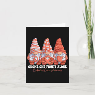 Endometrial Cancer Awareness Month Peach Ribbon Gn Card