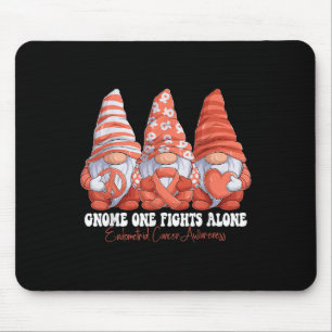 Endometrial Cancer Awareness Month Peach Ribbon Gn Mouse Pad