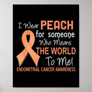 Endometrial Cancer For Someone Who Means World To Poster