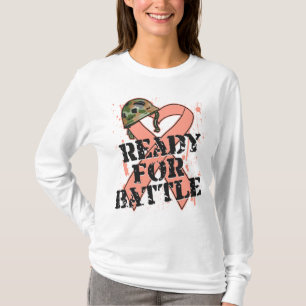 Endometrial Cancer Ready For Battle T-Shirt