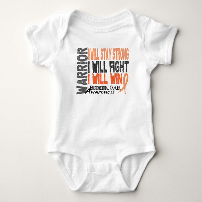Endometrial Cancer Warrior T-Shirt (Front)