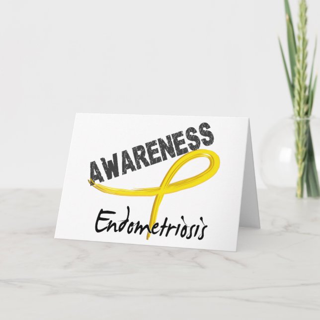 Endometriosis Awareness 3 Card (Front)