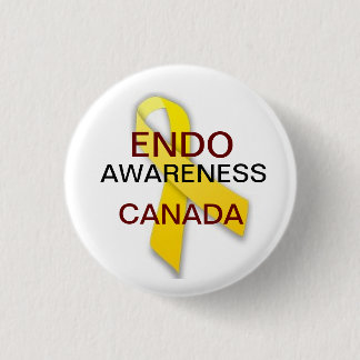 Endometriosis Awareness 3 Cm Round Badge