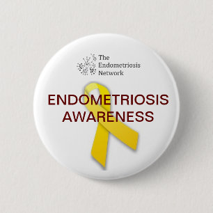 Endometriosis Awareness 6 Cm Round Badge