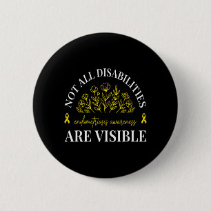 Endometriosis Awareness Month Endo Warrior 6 Cm Round Badge