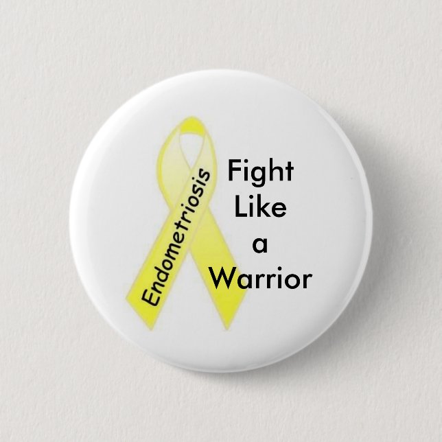 Endometriosis Awareness Month Pin (Front)