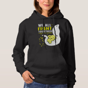 Endometriosis Awareness We All Fight Together Elep Hoodie