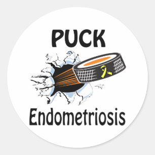 Endometriosis Classic Round Sticker