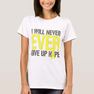 Endometriosis I Will Never Ever Give Up Hope T-Shirt