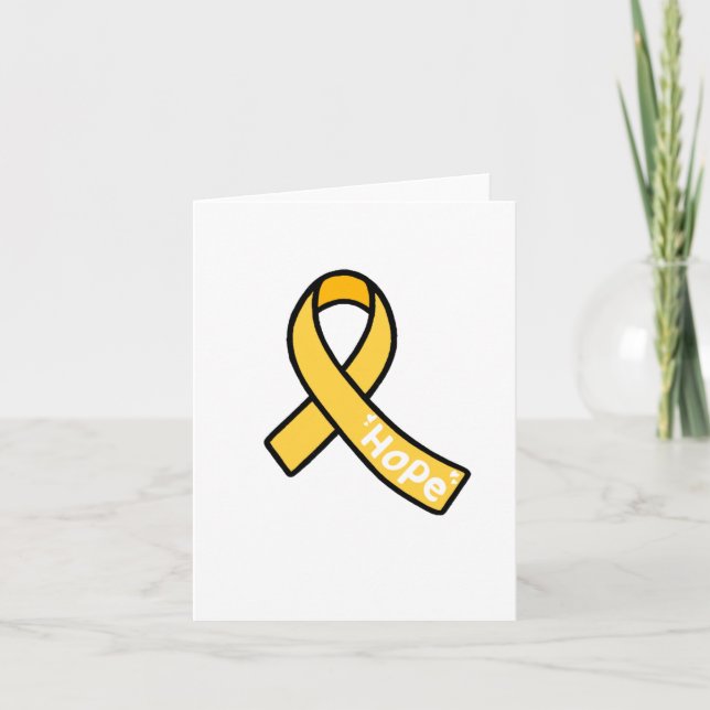 Endometriosis Ribbon  Card (Front)