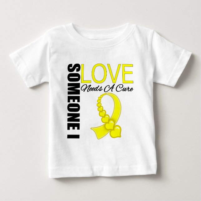 Endometriosis Someone I Love Needs A Cure Baby T-Shirt (Front)