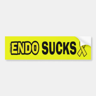 Endometriosis Sucks Bumper Sticker