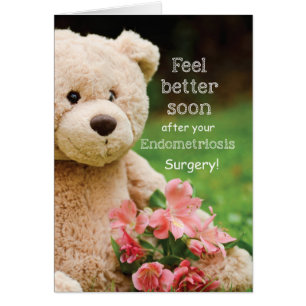 Endometriosis Surgery Feel Better, Teddy Bear