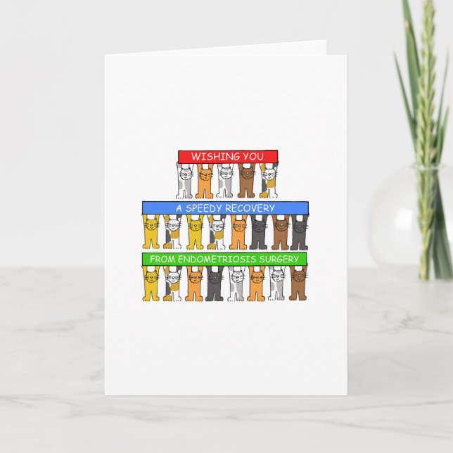 Endometriosis surgery speedy recovery card (Front)