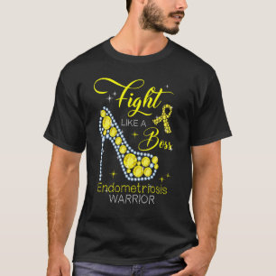 Endometriosis Warrior 2022 Fight Like A Boss High T-Shirt