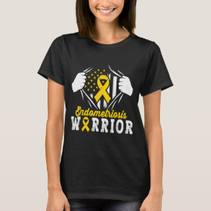 Endometriosis warrior endo awareness month yellow T-Shirt