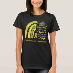 Endometriosis Warrior Supporting Fighter T-Shirt