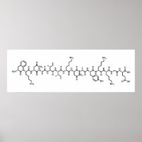 endorphin hormone chemical formula symbol science