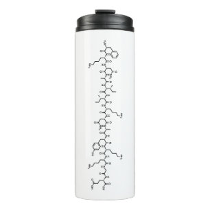 endorphin hormone chemical formula symbol science thermal tumbler