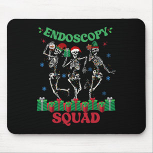 Endoscopy Nurse Squad Christmas Skeleton Dancing G Mouse Pad