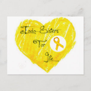EndoSistersForLife Postcard