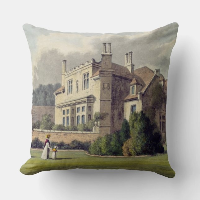 Endsleigh, from Ackermann's 'Repository of Arts', Cushion (Front)