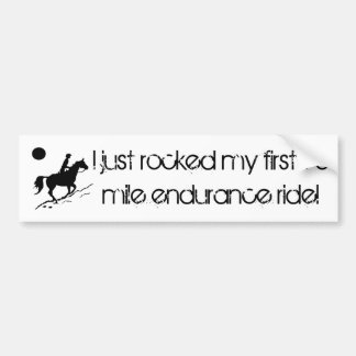 Endurance Rider 50 mile Bumper Sticker