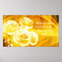 Endurance Strength Quote Affirmation Poster