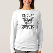Endure and Survive Skull with Mushrooms 