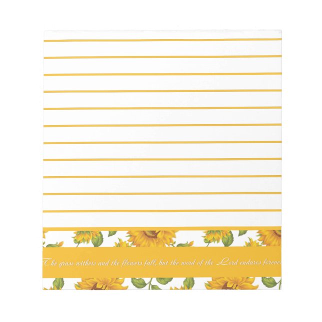 Endures forever notepad (Front)