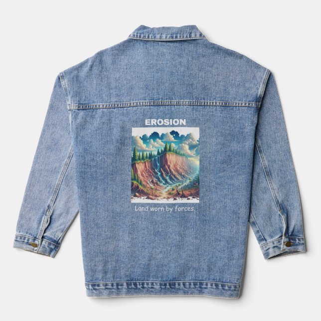 Enduring Earth: Erosion Tee Denim Jacket (Back)