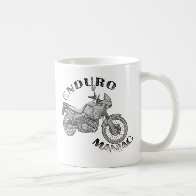 Enduro Maniac - Biker Coffee Mug (Right)