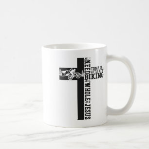 Enduro Mtb Mountain Bike Riding Downhill Christian Coffee Mug